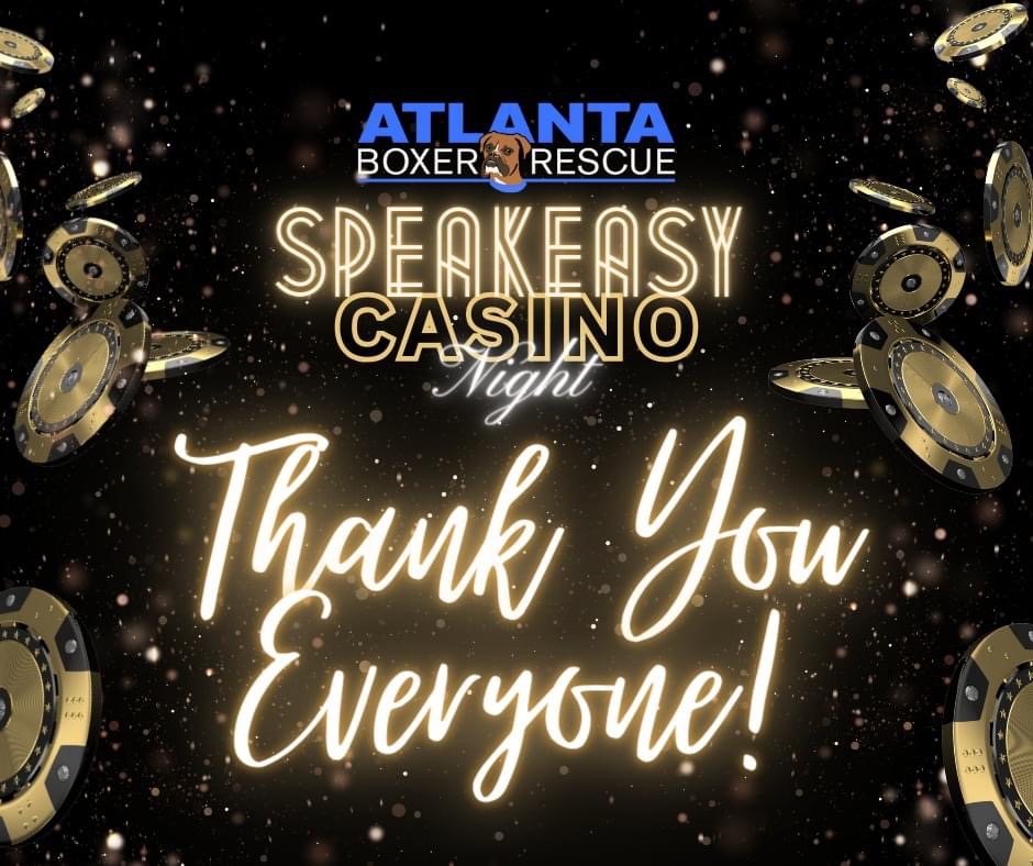 Atlanta Boxer Rescue Casino Night